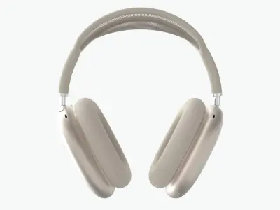 Apple Airpods Max Starlight 3D model