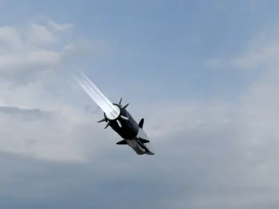 Hypersonic missile 3D model