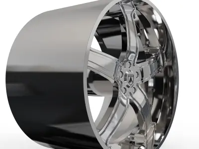 ASANTI AF165 WHEEL 3D MODEL 3D model