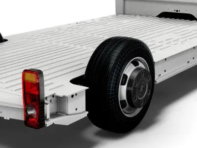 Vauxhall Movano FWD LL35 L3H1 Platform Cab 2014 3D model