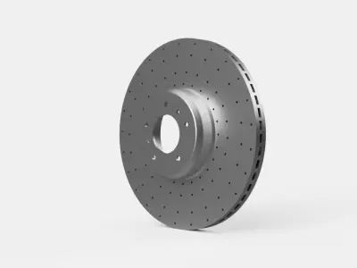 Brake rotor disk model 3 3D model