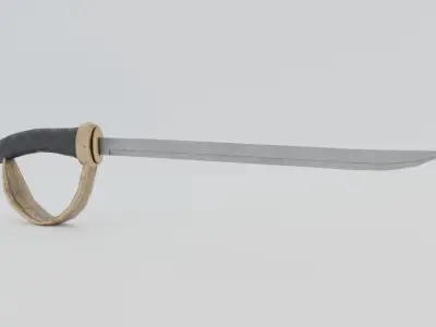 Pirate Sword 3D model