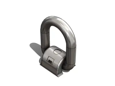 Olhal Soldavel RUD LBS 5T Weldable Eyelet 3D model