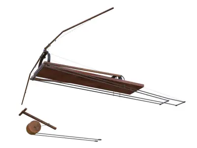 Leonardo da Vinci Flapping Aircraft 3D model