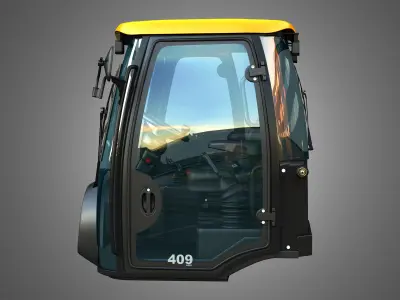 409 AGRI Wheel Loader Cabin 3D model