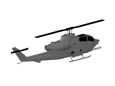 Bell AH-1 Cobra 3D model
