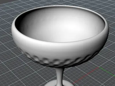 Crystal Glass Free 3D model