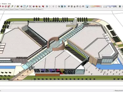 Sketchup Shopping Center 233 3D model