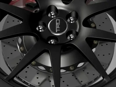 TRD Toyota GT 86 wheel 3D model