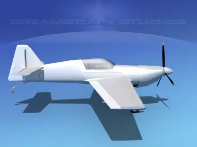 MXS Aerobatic Sport Bare Metal 3D model