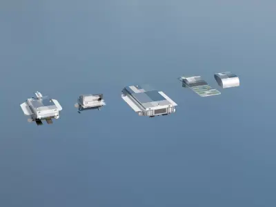 Drone Pack Low-poly 3D model