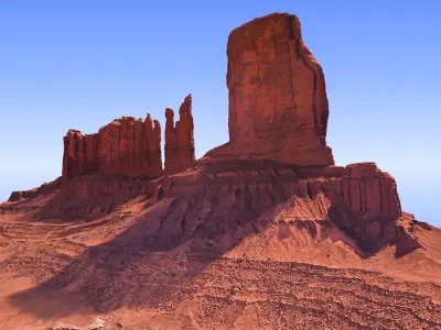 Monument Valley HD 24K 3D model purchase