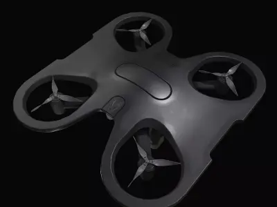 Armed Drone Concept Pbr 3D model