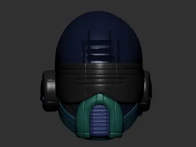 helmet high poly sculpt 3d printable 3D model