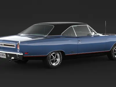 1969 Plymouth GTX 3D model
