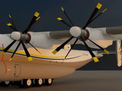 Antonov An-22 3D model