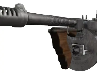 TOMMY GUN Free 3D model