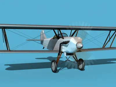 Travelair 2000 V00 3D model