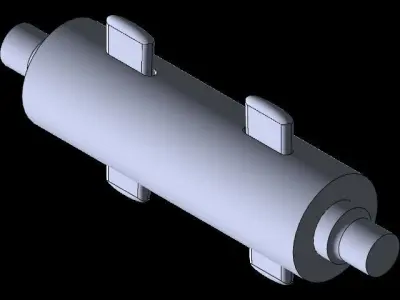 Sleeve and Cotter Joint 3D model