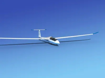 Duo Discus Sailplane 3D model