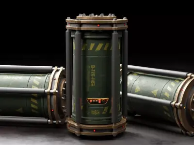 Military Grade Time Bomb  3D model