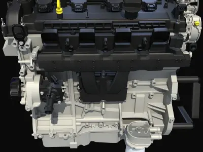 Dark Cover Escape Engine 3D model