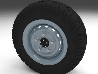 Offroad Wheel 3D model