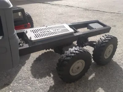 Crawler chasis 6x6 Ural rc truck 3D print model