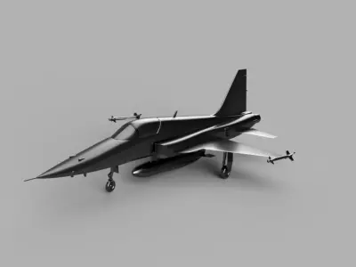 F5 Northrop scaled 3D print model