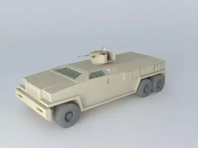 Aristo 2 armored vehicle 3D model