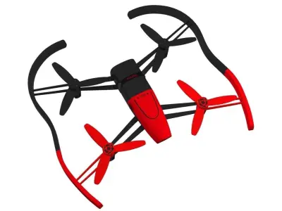 Parrot Bebop Drone 3D Model 3D model