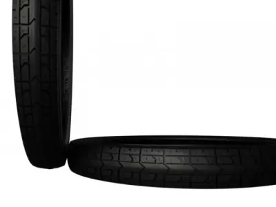 Moped Vintage Tire 3D model