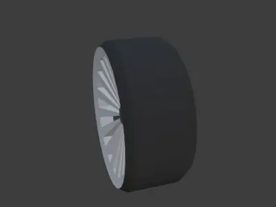 Car Wheel 3D model