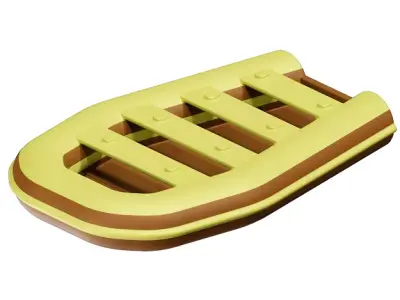 Spectacular Inflatable Boat 3D model