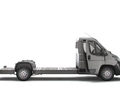 Peugeot Boxer 3540 L4 PlatformCab HQInterior 2023 3D model