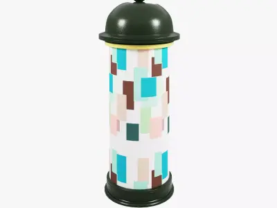 Advertising Column 3D model