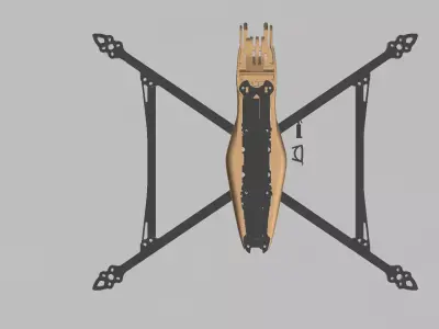 MARK 4 V2 10 INCH PAVO20 SET MOUNT EXTENSION AIRUNIT FAST SWAP 3D print model