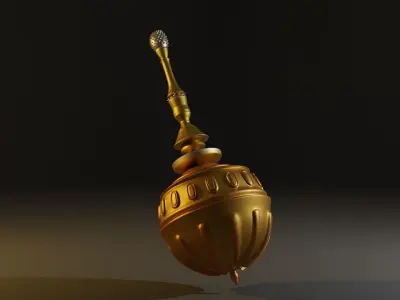 Indian God Hanuman Weapon Gada  3D model