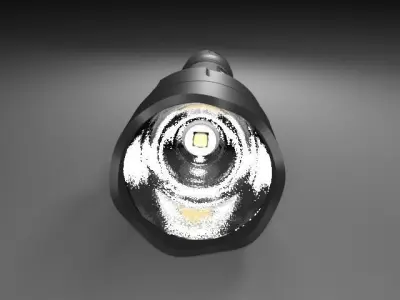 Flashlight Convoy C8 3D model