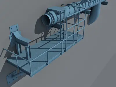 Industrial Element 28 3D model