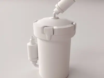 Canister Filter 3D model
