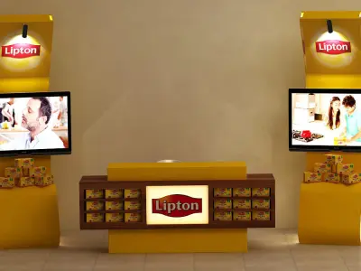 3D Display Stand - Kiosk 3D model