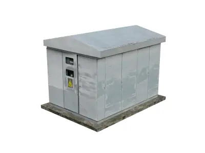 pad-mounted transformer substation 3D model