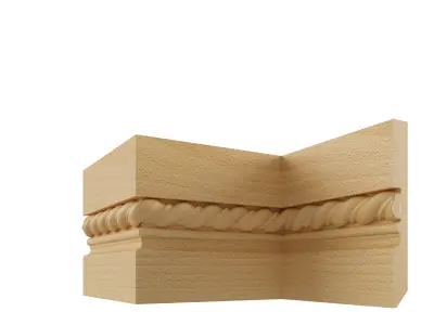 collection of 3D skirting board Free low-poly 3D model