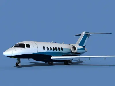 Hawker Siddley 4000 V10 3D model