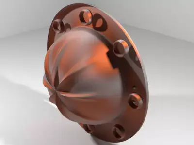 Personal Armor Shield - Medieval Langobart 3D model