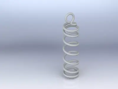 Spring spiral Free 3D model
