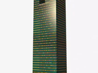 Santos Place Low-poly 3D model