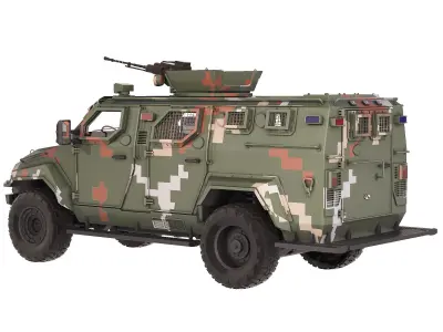 KrAZ Spartan 2014 3D model