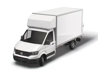 VW Crafter Luton Tail Lift 2021 3D model